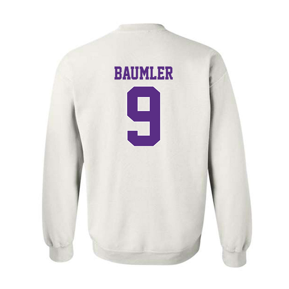 TCU - NCAA Baseball : Trever Baumler - Classic Shersey Crewneck Sweatshirt-1