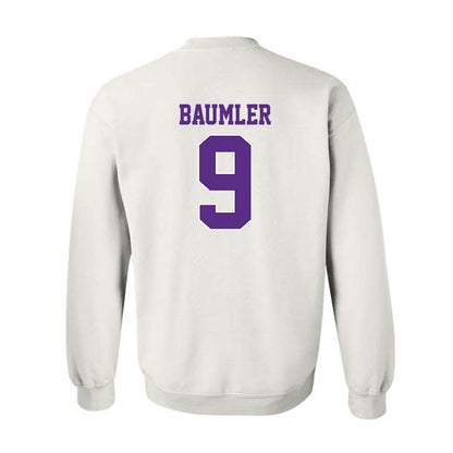 TCU - NCAA Baseball : Trever Baumler - Classic Shersey Crewneck Sweatshirt-1