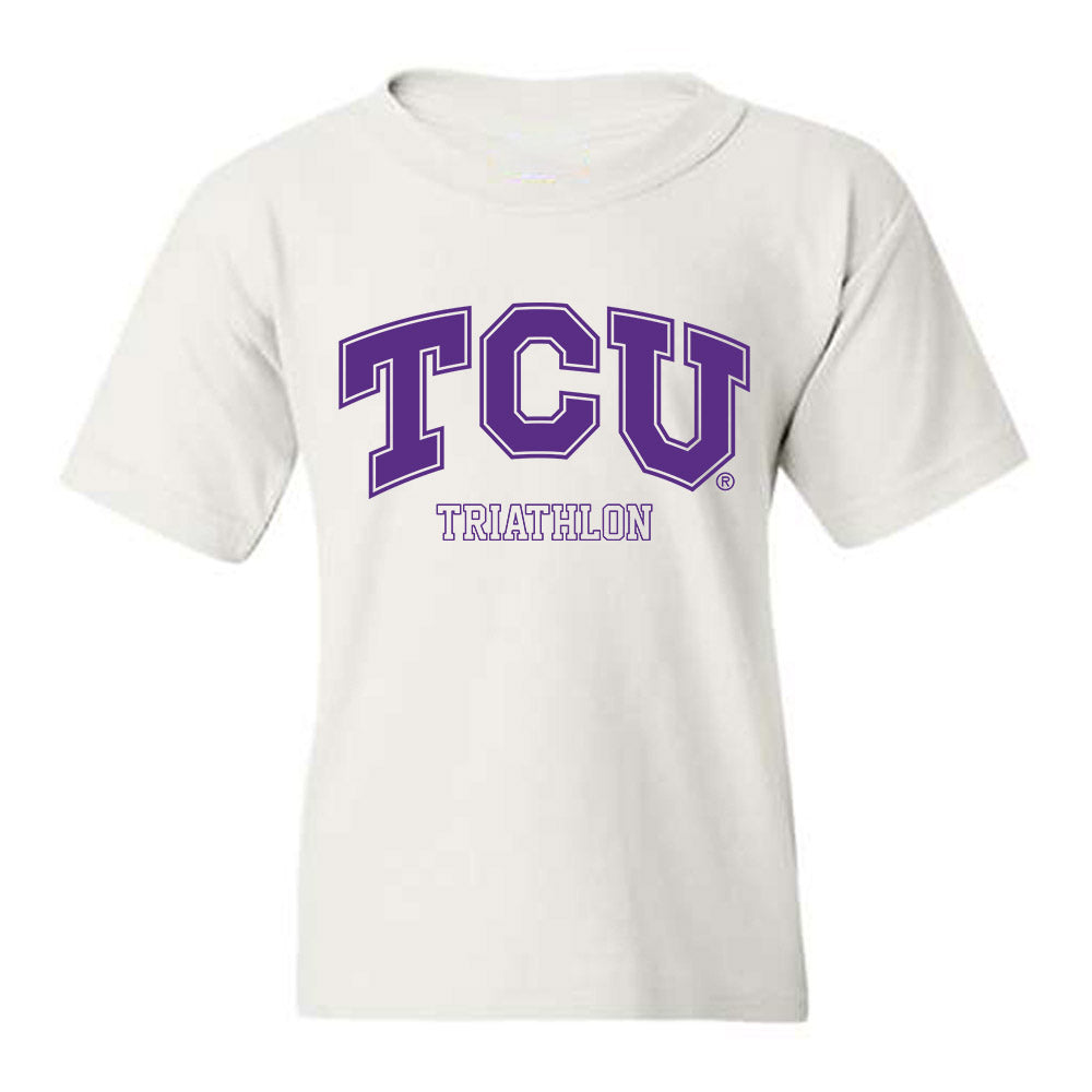 TCU - NCAA Triathlon : Emily Knopfle - Classic Shersey Youth T-Shirt-0