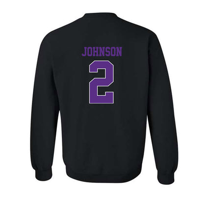 TCU - NCAA Football : Jamel Johnson - Classic Fashion Shersey Crewneck Sweatshirt-1
