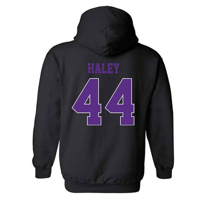 TCU - NCAA Football : Sam Haley - Classic Fashion Shersey Hooded Sweatshirt-1