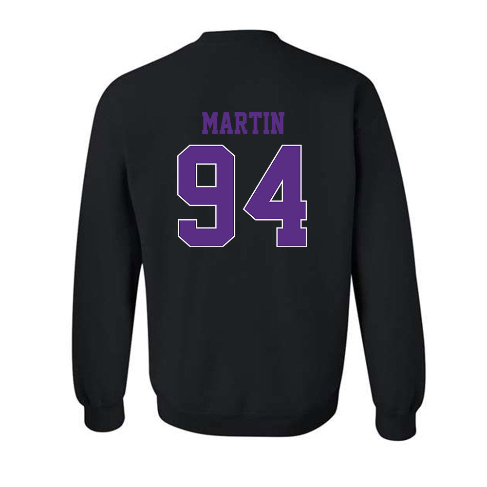 TCU - NCAA Football : Jared Martin - Classic Fashion Shersey Crewneck Sweatshirt-1