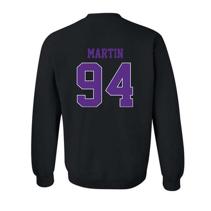 TCU - NCAA Football : Jared Martin - Classic Fashion Shersey Crewneck Sweatshirt-1