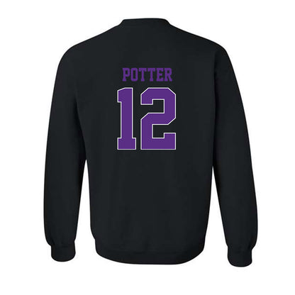TCU - NCAA Football : David Potter - Classic Fashion Shersey Crewneck Sweatshirt-1