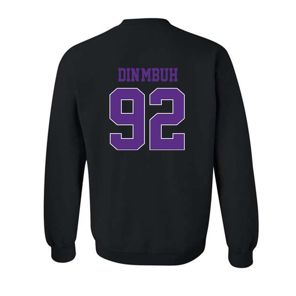 TCU - NCAA Football : Ansel Din-Mbuh - Classic Fashion Shersey Crewneck Sweatshirt-1