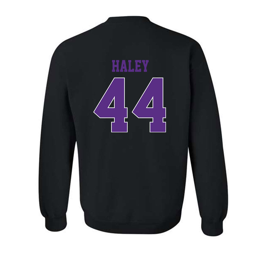 TCU - NCAA Football : Sam Haley - Classic Fashion Shersey Crewneck Sweatshirt-1