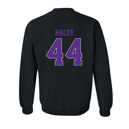 TCU - NCAA Football : Sam Haley - Classic Fashion Shersey Crewneck Sweatshirt-1