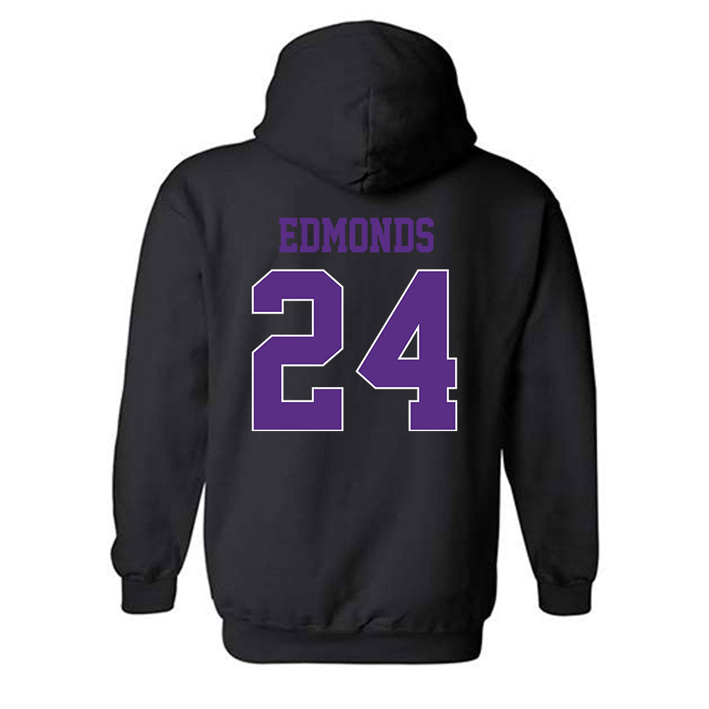 TCU - NCAA Men's Basketball : Xavier Edmonds - Classic Fashion Shersey Hooded Sweatshirt-1
