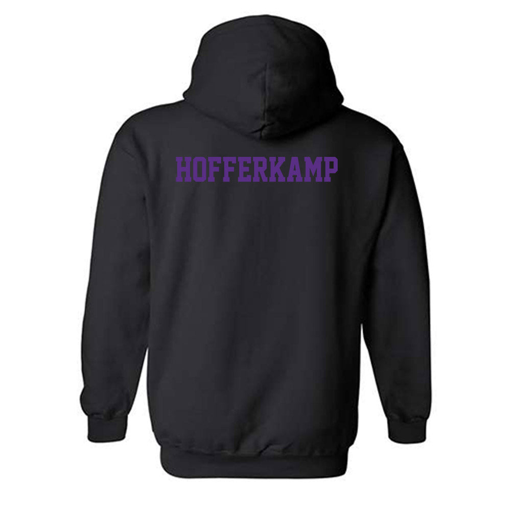 TCU - NCAA Men's Golf : Austin Hofferkamp - Classic Fashion Shersey Hooded Sweatshirt-1