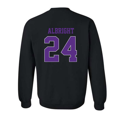 TCU - NCAA Football : Joseph Albright - Classic Fashion Shersey Crewneck Sweatshirt-1