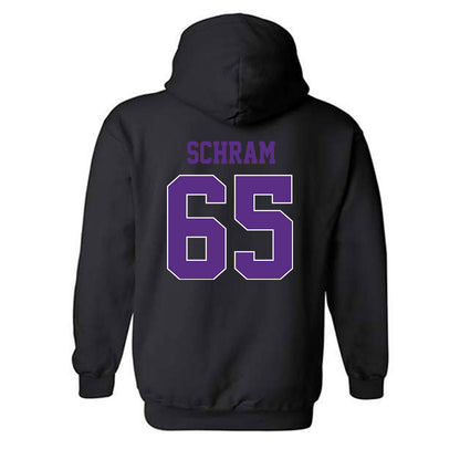 TCU - NCAA Football : Logan Schram - Classic Fashion Shersey Hooded Sweatshirt-1