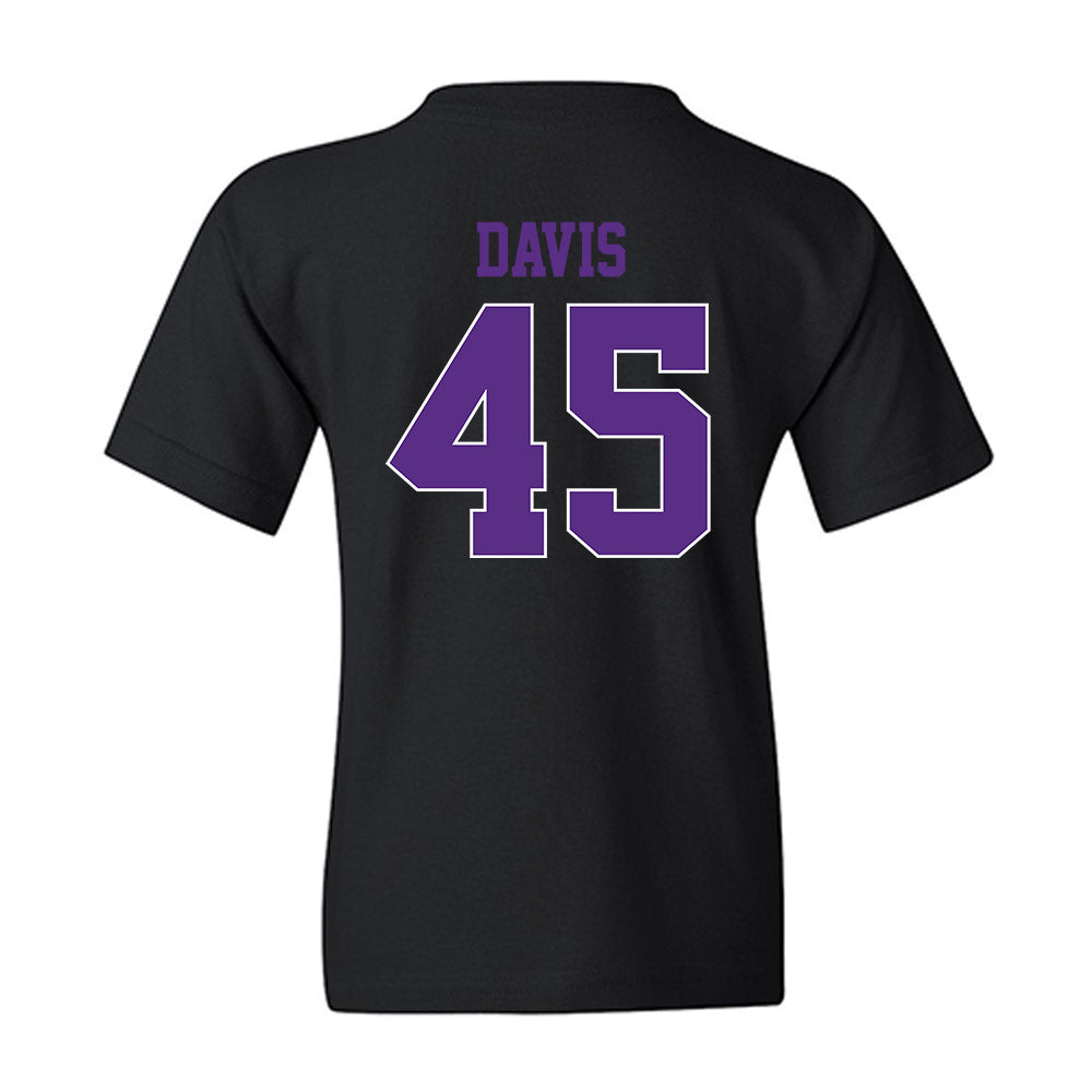 TCU - NCAA Baseball : Lance Davis - Classic Fashion Shersey Youth T-Shirt-1