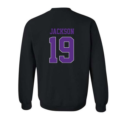 TCU - NCAA Football : Kylin Jackson - Classic Fashion Shersey Crewneck Sweatshirt-1