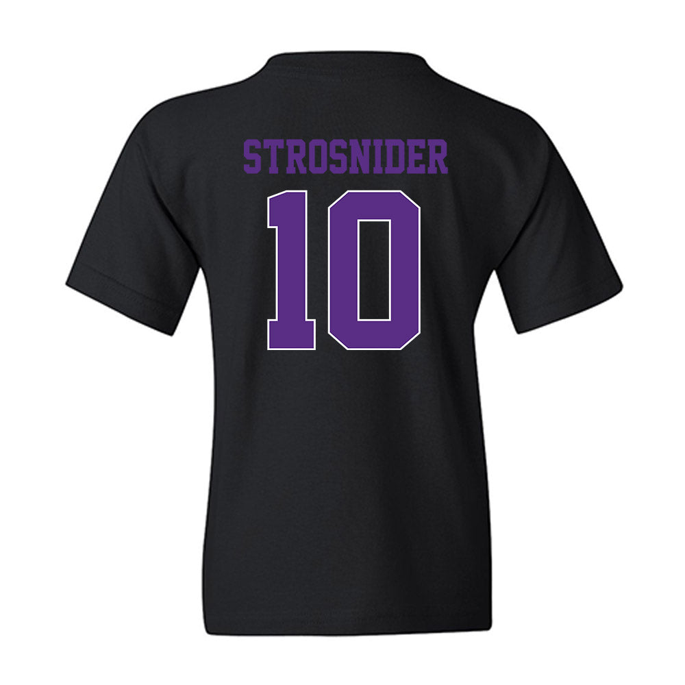 TCU - NCAA Baseball : Sawyer Strosnider - Classic Fashion Shersey Youth T-Shirt-1