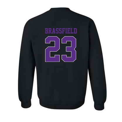 TCU - NCAA Baseball : Mason Brassfield - Classic Fashion Shersey Crewneck Sweatshirt-1