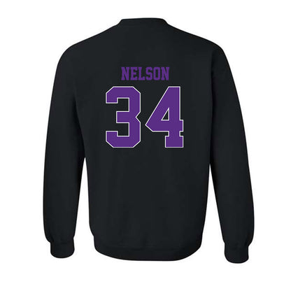 TCU - NCAA Baseball : Cade Nelson - Classic Fashion Shersey Crewneck Sweatshirt-1