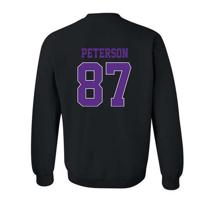 TCU - NCAA Football : Mason Peterson - Classic Fashion Shersey Crewneck Sweatshirt-1