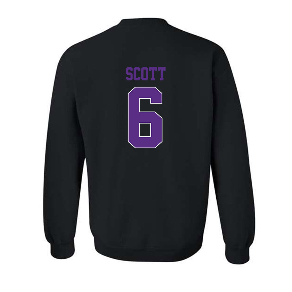 TCU - NCAA Football : Jeremy Scott - Classic Fashion Shersey Crewneck Sweatshirt-1