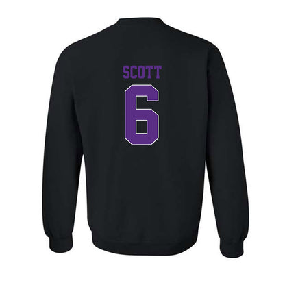 TCU - NCAA Football : Jeremy Scott - Classic Fashion Shersey Crewneck Sweatshirt-1