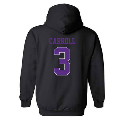 TCU - NCAA Football : Max Carroll - Classic Fashion Shersey Hooded Sweatshirt-1