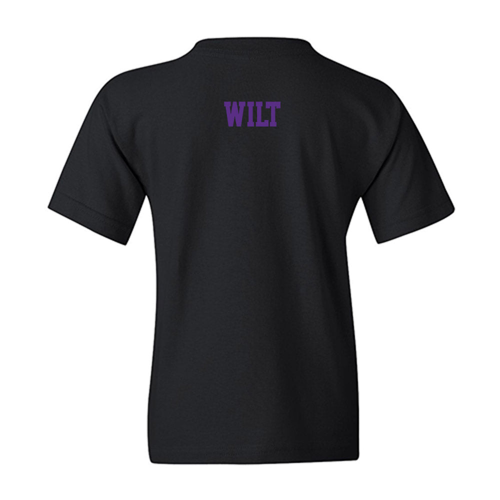 TCU - NCAA Men's Golf : Hudson Wilt - Classic Fashion Shersey Youth T-Shirt-1