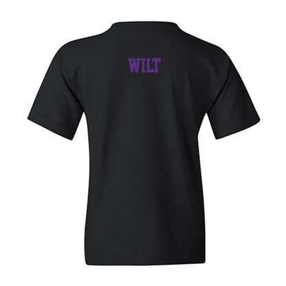 TCU - NCAA Men's Golf : Hudson Wilt - Classic Fashion Shersey Youth T-Shirt-1