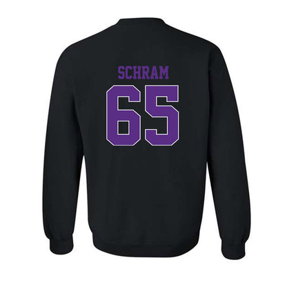 TCU - NCAA Football : Logan Schram - Classic Fashion Shersey Crewneck Sweatshirt-1