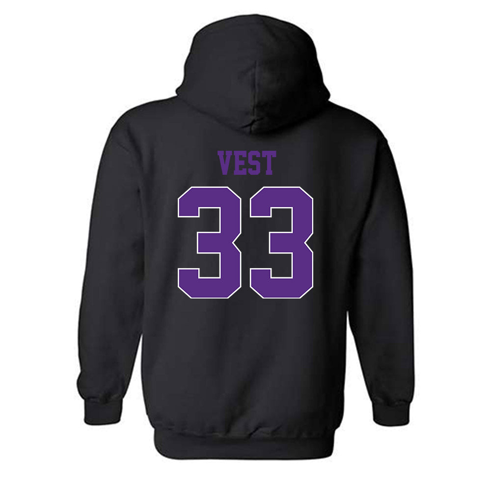 TCU - NCAA Women's Soccer : Grace Vest - Classic Fashion Shersey Hooded Sweatshirt-1