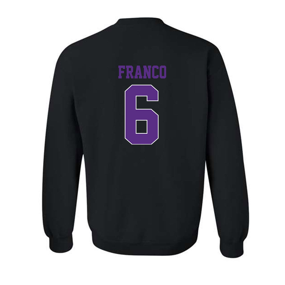 TCU - NCAA Baseball : Noah Franco - Classic Fashion Shersey Crewneck Sweatshirt-1
