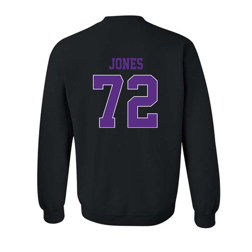TCU - NCAA Football : Jackson Jones - Classic Fashion Shersey Crewneck Sweatshirt-1