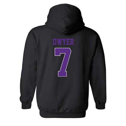 TCU - NCAA Football : Jordan Dwyer - Classic Fashion Shersey Hooded Sweatshirt-1