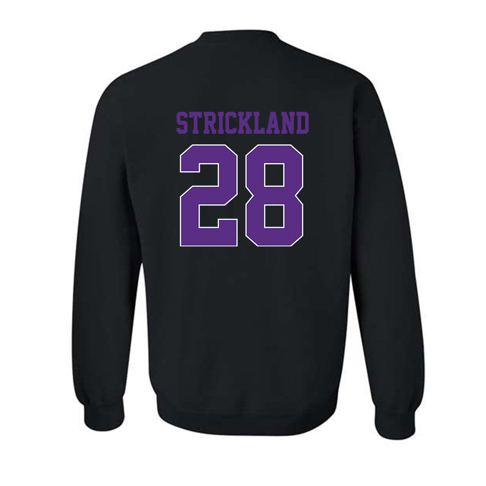 TCU - NCAA Football : Micah Strickland - Classic Fashion Shersey Crewneck Sweatshirt-1