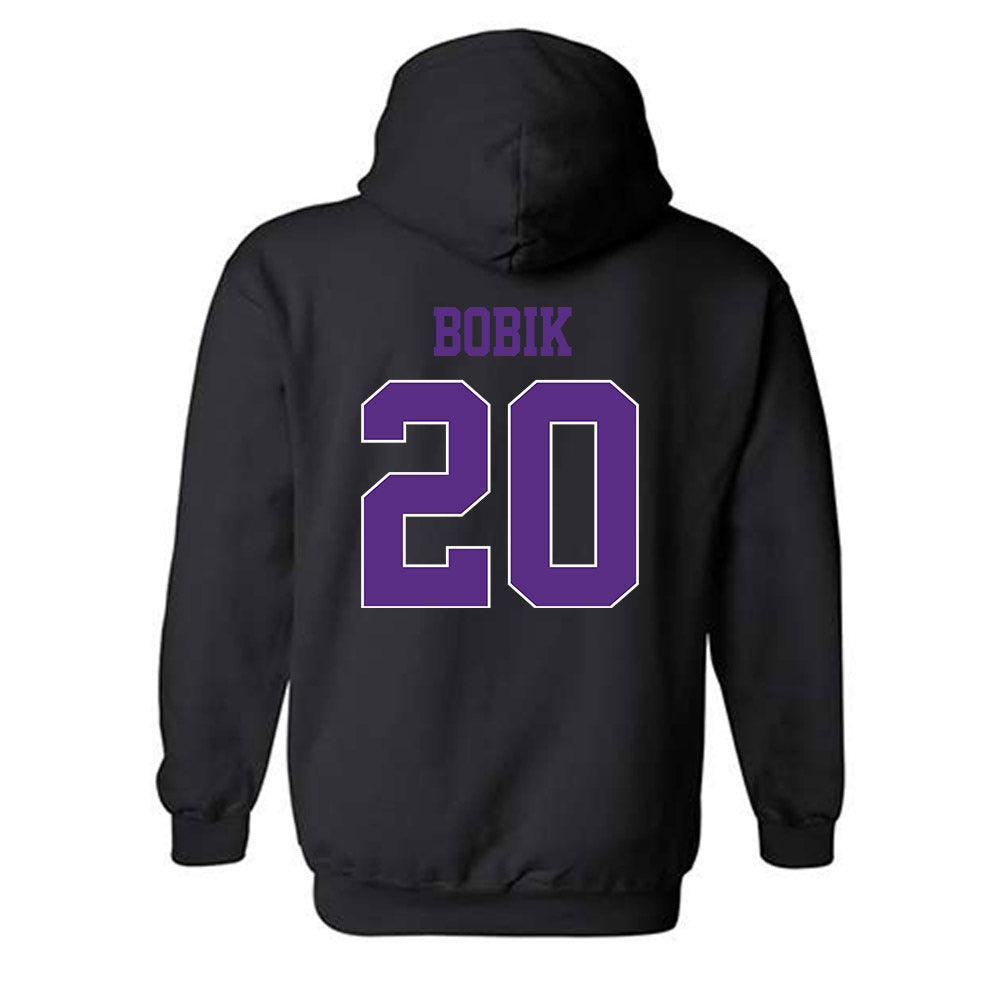 TCU - NCAA Women's Volleyball : Blaykli Bobik - Classic Fashion Shersey Hooded Sweatshirt-1