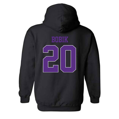 TCU - NCAA Women's Volleyball : Blaykli Bobik - Classic Fashion Shersey Hooded Sweatshirt-1