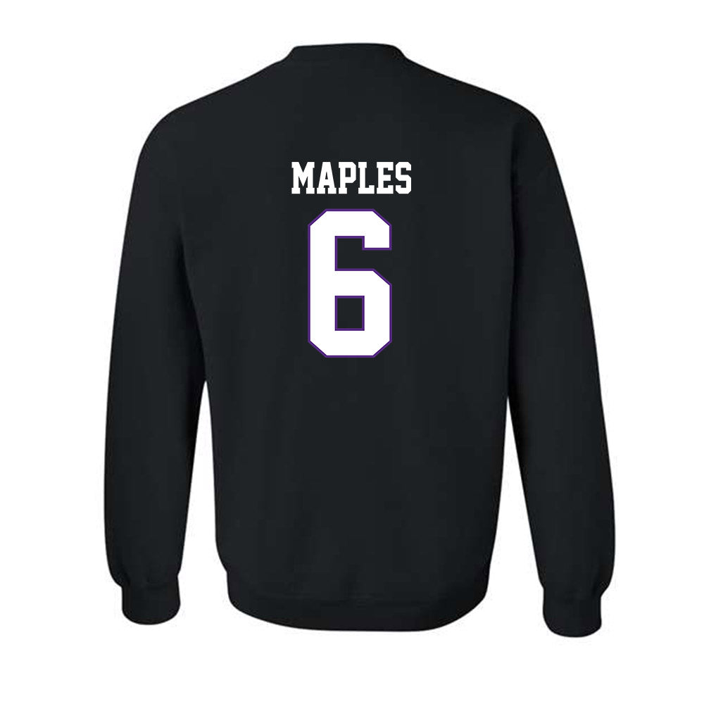TCU - NCAA Football : Jayden Maples - Classic Fashion Shersey Crewneck Sweatshirt-1