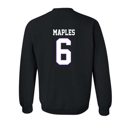 TCU - NCAA Football : Jayden Maples - Classic Fashion Shersey Crewneck Sweatshirt-1