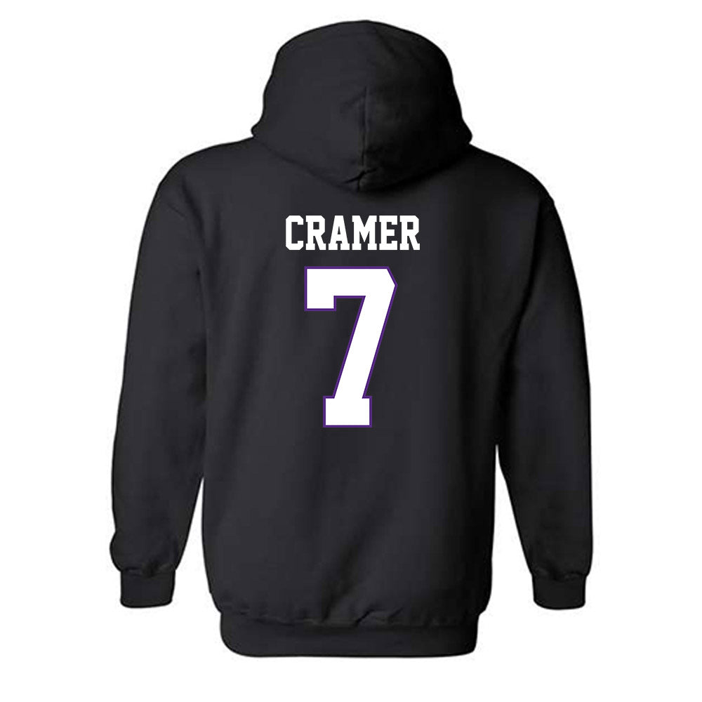 TCU - NCAA Baseball : Cole Cramer - Classic Fashion Shersey Hooded Sweatshirt-1