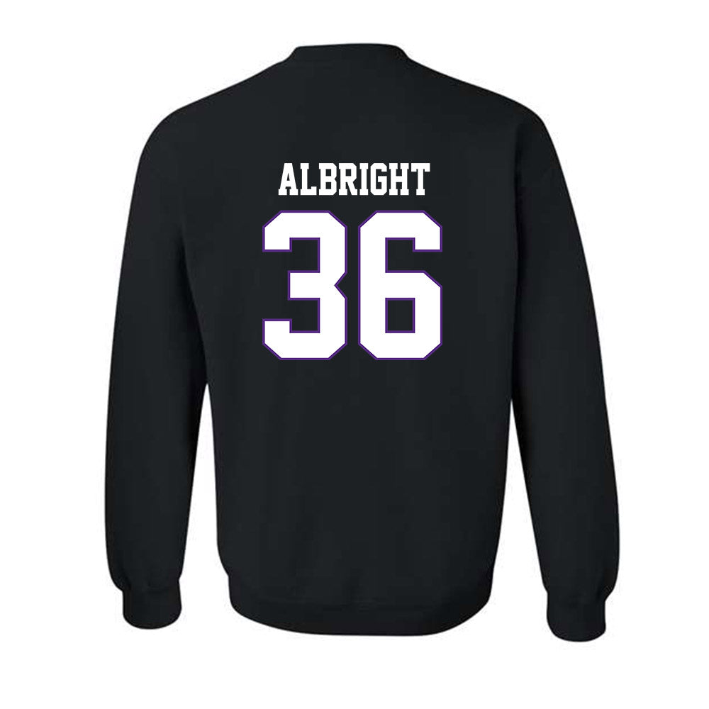 TCU - NCAA Football : Joseph Albright - Classic Fashion Shersey Crewneck Sweatshirt-1