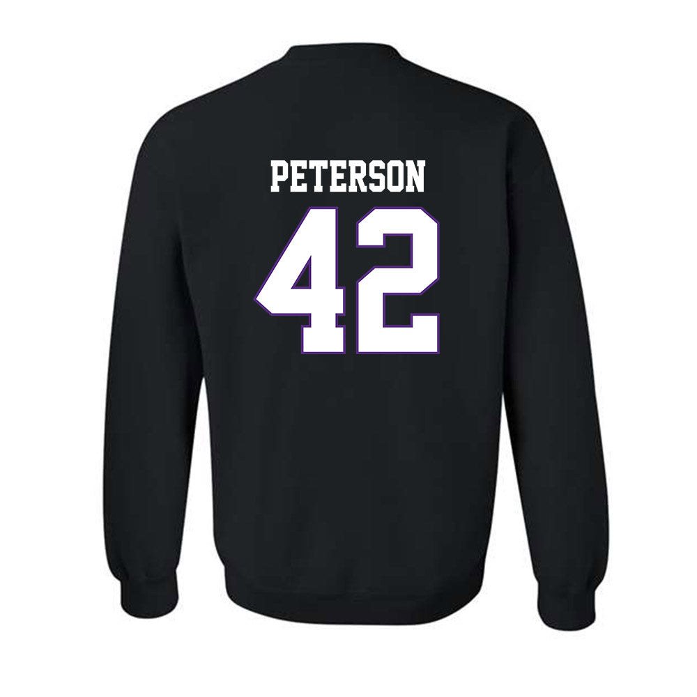 TCU - NCAA Football : Sebastian Peterson - Classic Fashion Shersey Crewneck Sweatshirt-1
