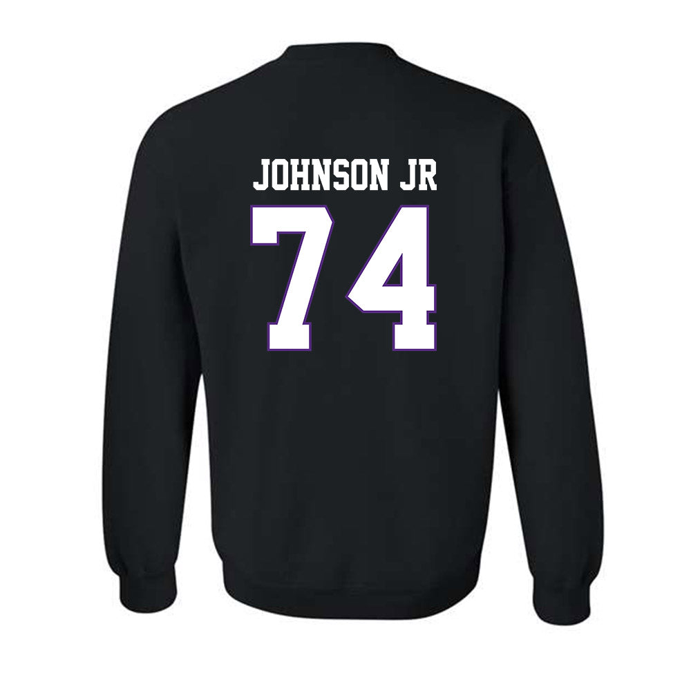 TCU - NCAA Football : Vincent Johnson Jr - Classic Fashion Shersey Crewneck Sweatshirt-1