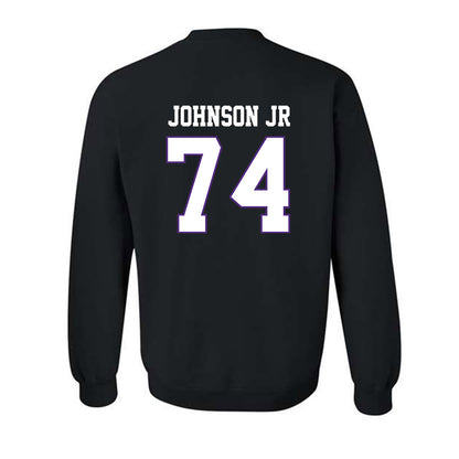 TCU - NCAA Football : Vincent Johnson Jr - Classic Fashion Shersey Crewneck Sweatshirt-1