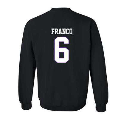 TCU - NCAA Baseball : Noah Franco - Classic Fashion Shersey Crewneck Sweatshirt-1
