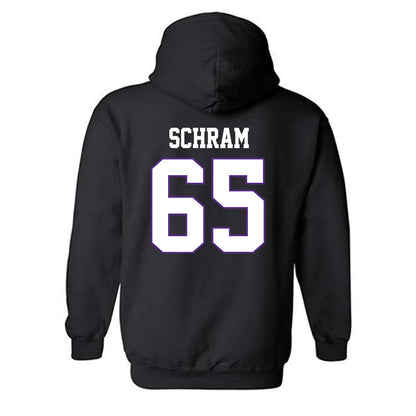 TCU - NCAA Football : Logan Schram - Classic Fashion Shersey Hooded Sweatshirt-1