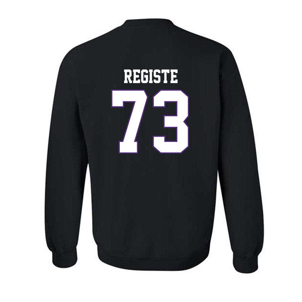 TCU - NCAA Football : Kilian Registe - Classic Fashion Shersey Crewneck Sweatshirt-1