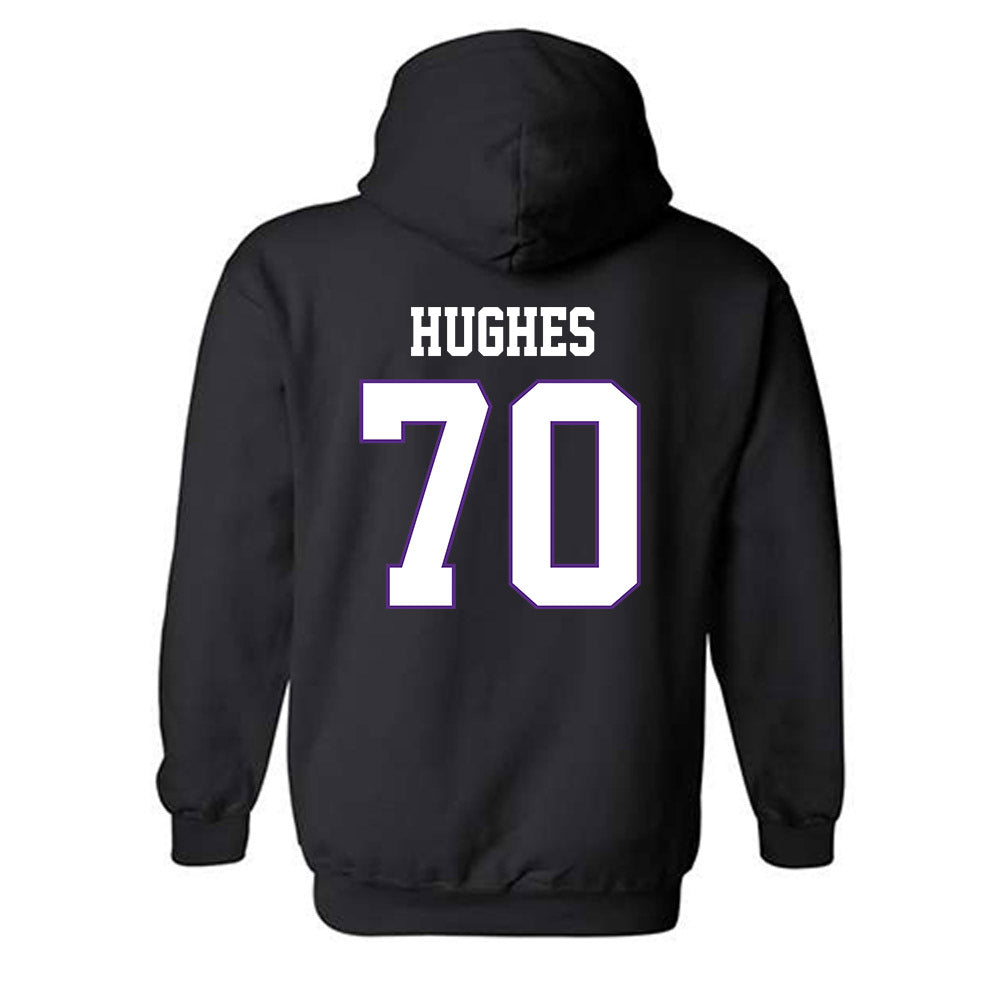 TCU - NCAA Football : Ryan Hughes - Classic Fashion Shersey Hooded Sweatshirt-1