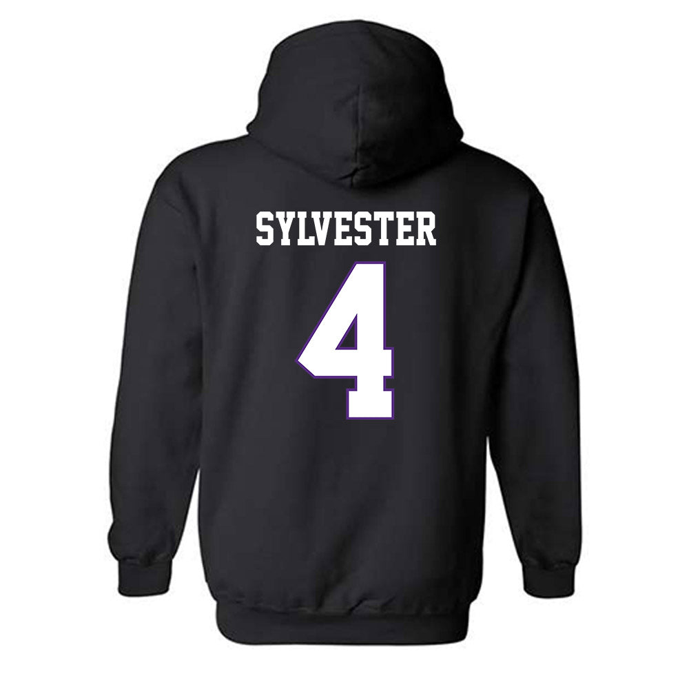 TCU - NCAA Women's Volleyball : Sarah Sylvester - Classic Fashion Shersey Hooded Sweatshirt-1