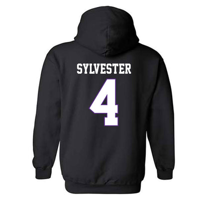 TCU - NCAA Women's Volleyball : Sarah Sylvester - Classic Fashion Shersey Hooded Sweatshirt-1