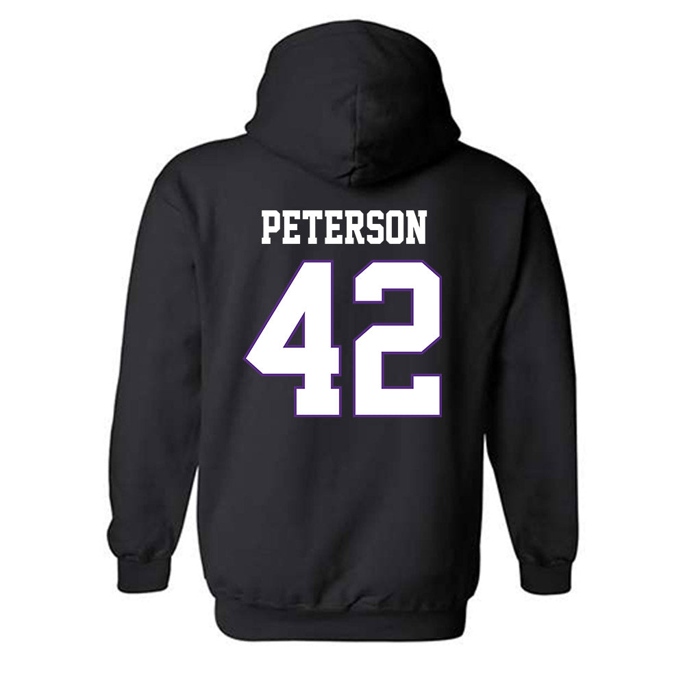 TCU - NCAA Football : Sebastian Peterson - Classic Fashion Shersey Hooded Sweatshirt-1