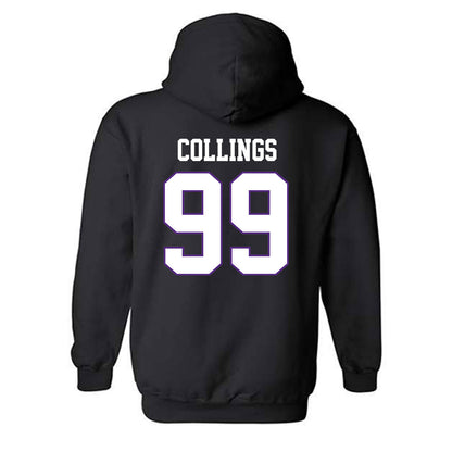 TCU - NCAA Women's Soccer : Eliza Collings - Classic Fashion Shersey Hooded Sweatshirt-1