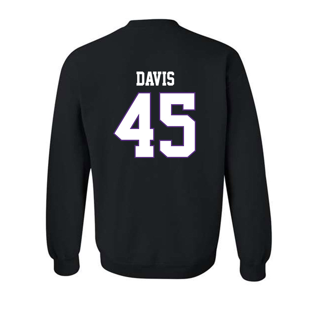 TCU - NCAA Baseball : Lance Davis - Classic Fashion Shersey Crewneck Sweatshirt-1